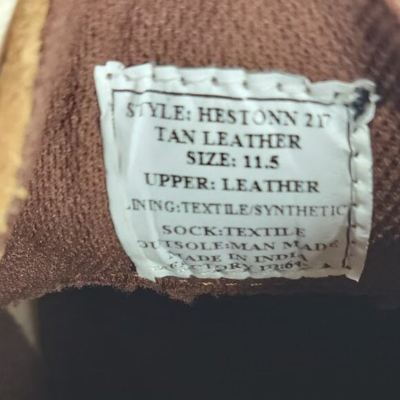 STEVE MADDEN Hestonn Men\'s Tan Leather Chukka Boots Lace Up Shoes Size 11.5 NWOB main image 6